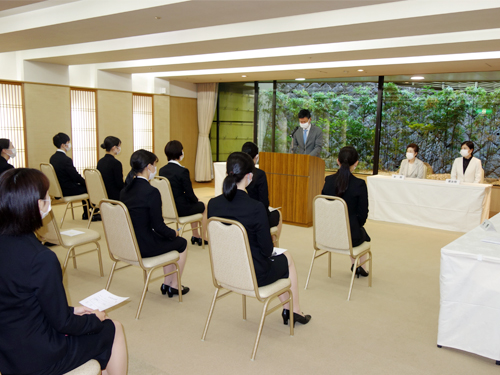2021年度新入社員内定式内定式