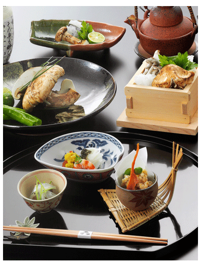 国内産松茸懐石