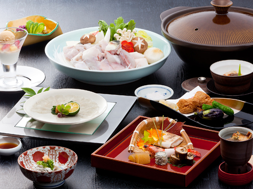 天然河豚づくし